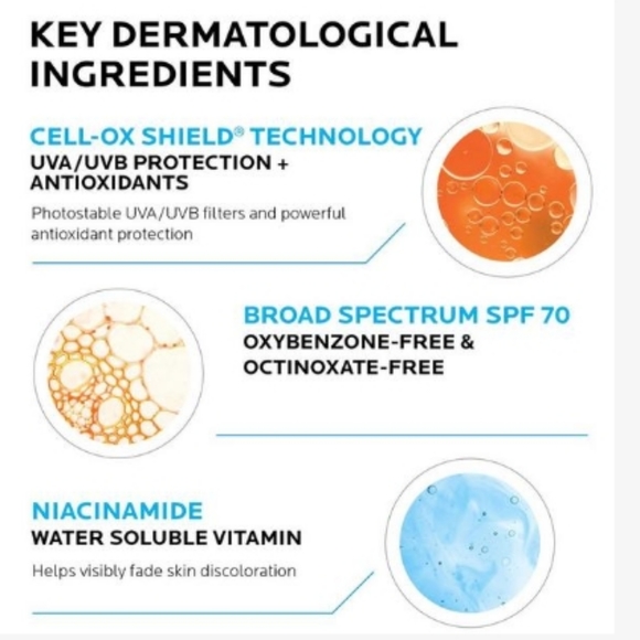 NWOB La Roche-Posay Anthelios UV Correct SPF 70 Face Sunscreen - Picture 3 of 3